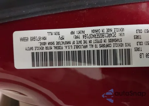 2014 Chrysler Town & Country Touring z USA, uszkodzony, nr VIN 2C4RC1BG5ER437164